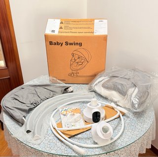 Hamaca bebe electrica con mando y Bluetooth