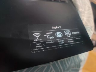 Ordenador portátil Acer negro