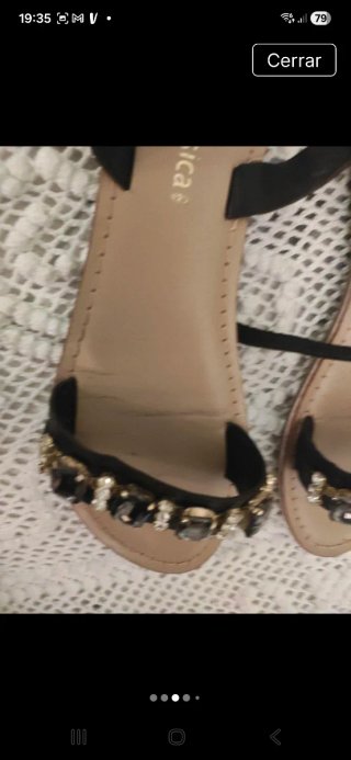 Sandalias Yessica adornos plateados