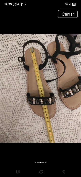 Sandalias Yessica adornos plateados