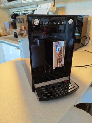 Macchina Caffè in grani Melitta Solo Nera lucido