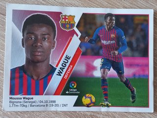 Cromo Fútbol FC Barcelona Wague 2019