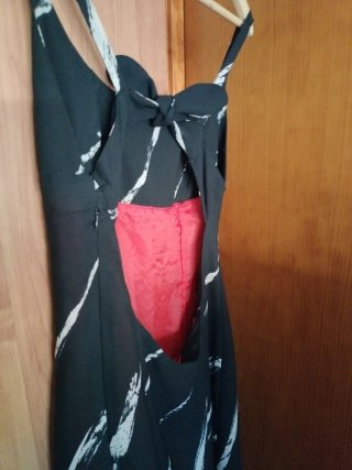 Vestido largo estampado floral