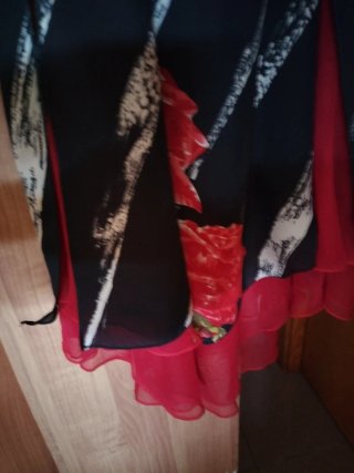 Vestido largo estampado floral