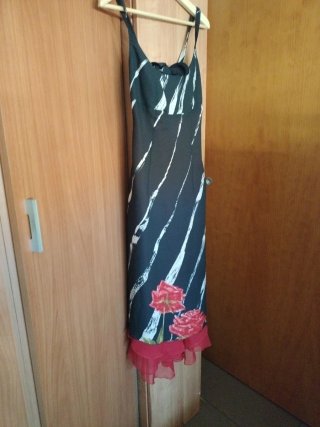 Vestido largo estampado floral