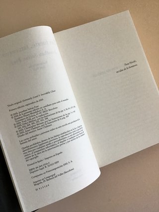 Tan fuerte, tan cerca - Jonathan Safran Foer LUMEN