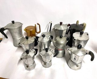 Lotto 12 Moka Caffettiere vintage. Caffettiera