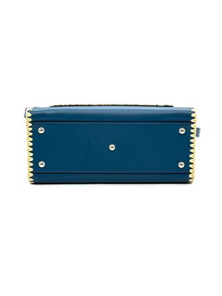 Borsa Fendi Blu e Oro
