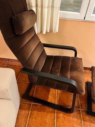 Sillón balancín con reposapiés