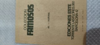 Antiguos cromos de colección de famosos