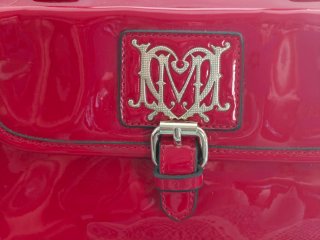 Borsa Moschino Rosso in Pelle Scamosciata