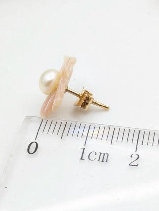 Pendientes Oro 18k Nacar y Perla