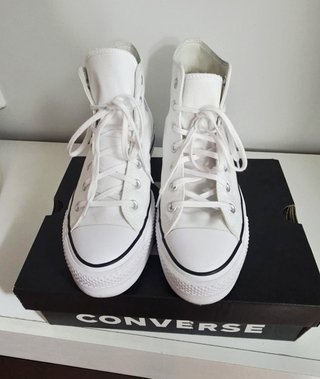 Botines Converse Mujer tela de platataforma t.41