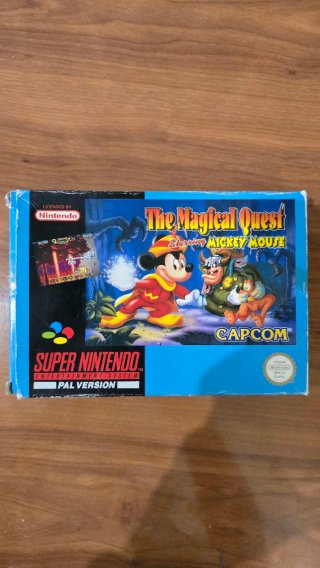 Mickey Mouse Magical Quest SNES Completo PAL ESP