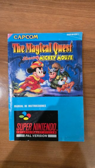 Mickey Mouse Magical Quest SNES Completo PAL ESP