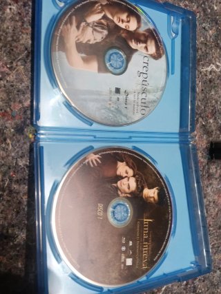 Pack Blu-ray Crepúsculo y Luna Nueva