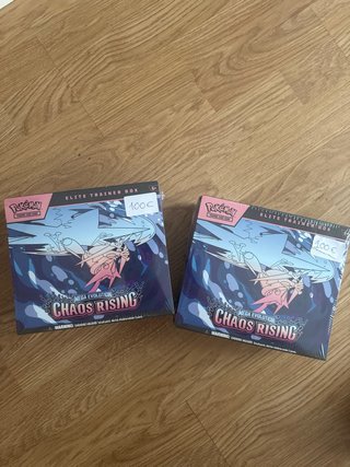 Pokemon ETB Chaos Rising Caja Entrenador Elite