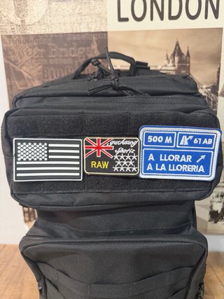 Mochila Táctica Militar Trekking Negra 50L.