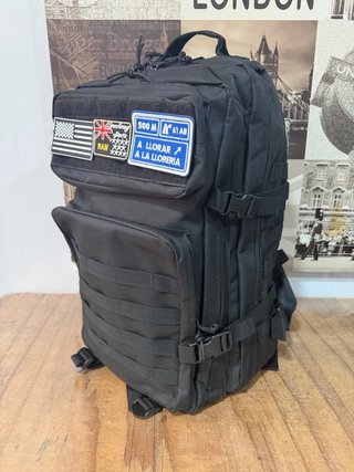 Mochila Táctica Militar Trekking Negra 50L.