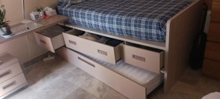 Dormitorio juvenil completo