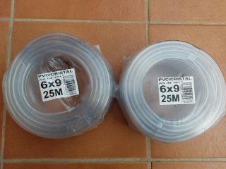 Pack Tubo PVC Blanco 16x20mm 25m + PVC vinilo 6x9