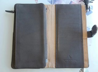 Cartera de piel Abbacino