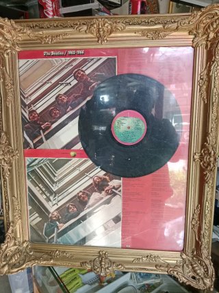 2 Cuadros Vinilos Beatles Decoración
