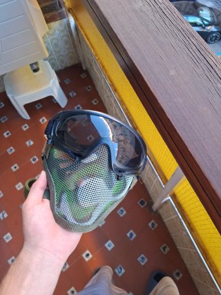 Máscara Airsoft Protección Camuflaje