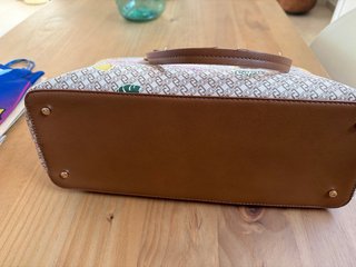 Borsa Liu Jo Beige con stampa piccola usura foto