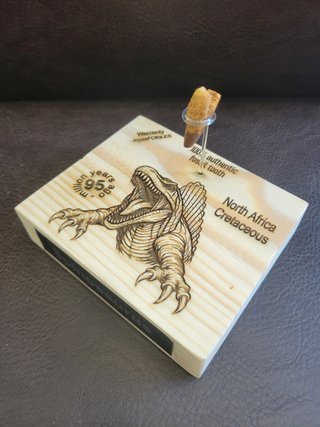 Expositor Fósil Dinosaurio Spinosaurus