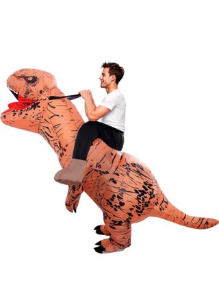 Disfraz dinosaurio hinchable talla adulto