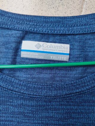 Camiseta Columbia Azul