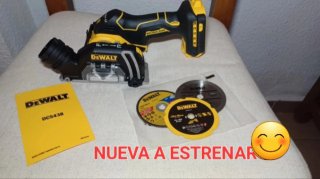 Radial amoladora mini DeWalt DCS438N