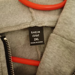 Abrigo fino gris mujer talla 2XL