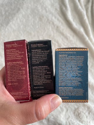 Lote 3 perfumes árabes 15 ml