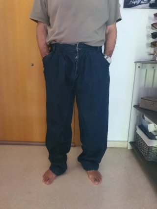 Pantalón vaquero azul hombre