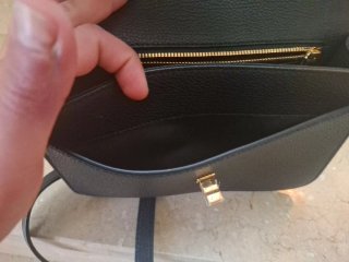Bolso Hombro Negro Ralph Lauren.