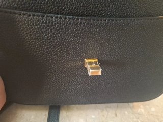 Bolso Hombro Negro Ralph Lauren.