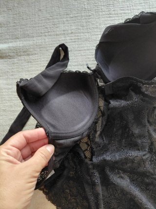 Body de encaje negro