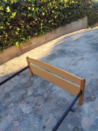Cama 105x180 con cabecero y piecero