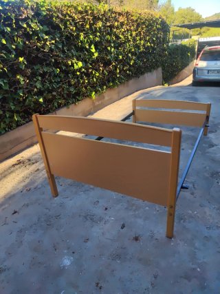 Cama 105x180 con cabecero y piecero