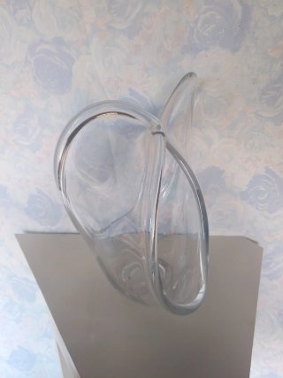 Centro de mesa cristal soplado vintage
