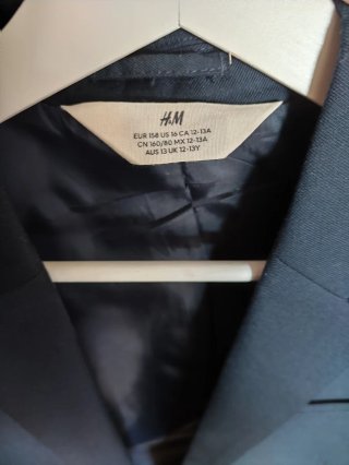 Traje azul marino 12-14 años