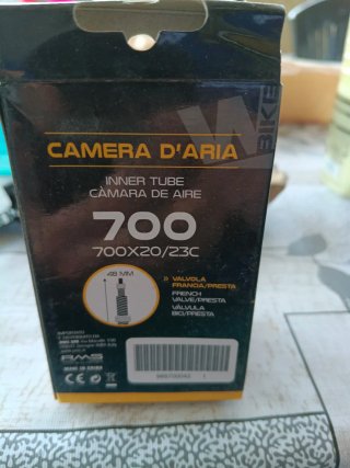 Cámara de aire para bicicleta 700x20/23c