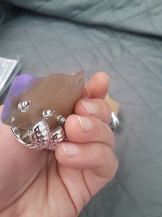 Pendientes plateados