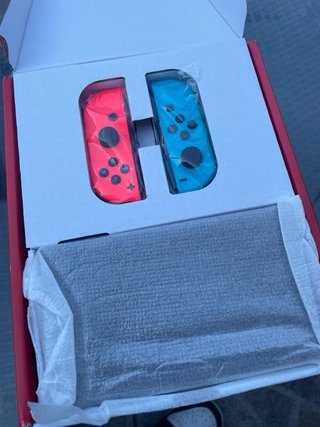 Nintendo Switch Completa Caja Joy-Cons Neón
