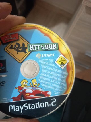 The Simpsons Hit & Run (PlayStation 2)solo el disc