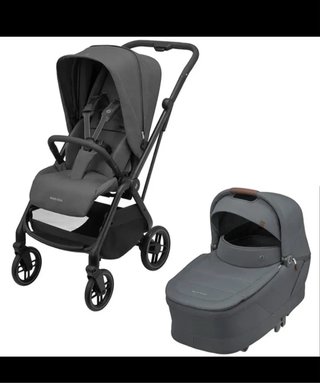 Maxi Cosi Leona 2 + Capazo Gris