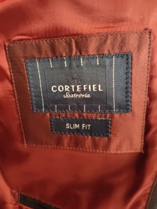 Americana Cortefiel Talla 56 Elegante Negra