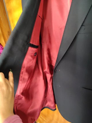 Americana Cortefiel Talla 56 Elegante Negra